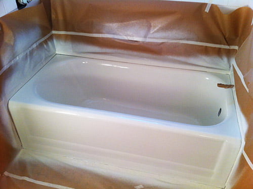 A Bathtub Diy Refinishing, How To Resurface Acrylic Bathtub